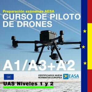 Curso de Piloto de Drones A1/A3 + A2 UAS
