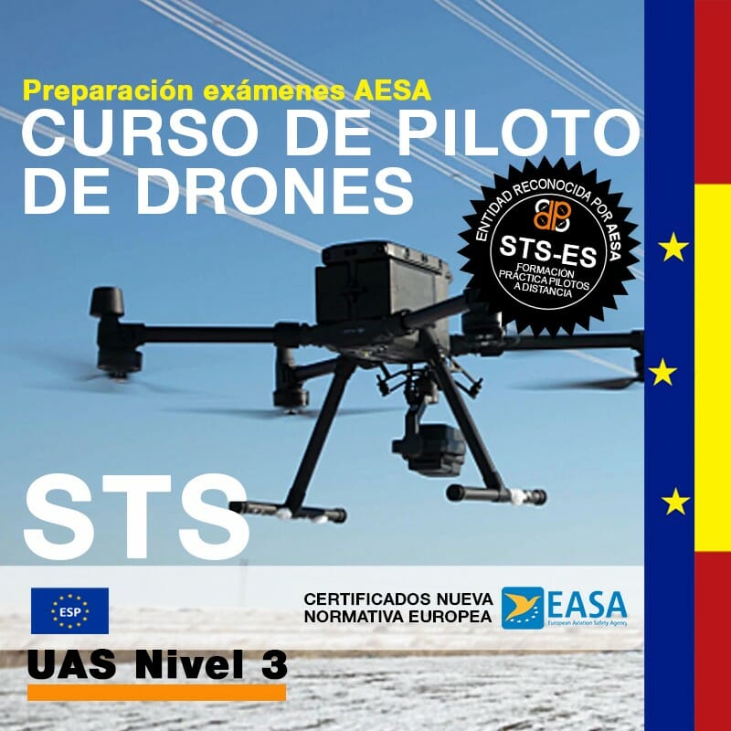 curso de piloto de drones a1a3 nivel 1 ue uas open