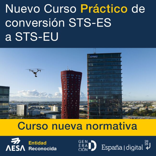 Curso de Conversión STS-ES a STS-EU Drones