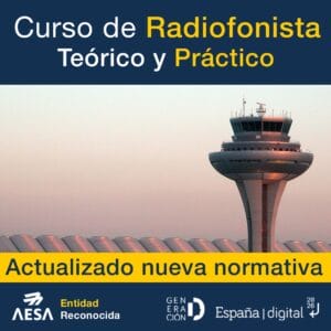 Curso de Radiofonista para piloto de drones actualizado Real Decreto UAS